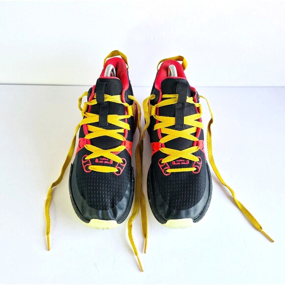 NIKE Lebron Witness VII 7 GS Black Crimson Kids Youth Sneakers 6.5 DQ8650-001 - Picture 15 of 15